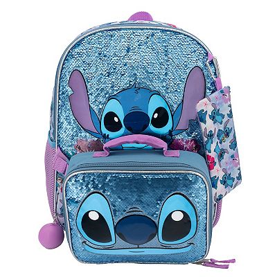 Disney's Lilo Stitch Piece Backpack Lunch Box Set