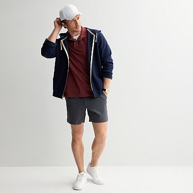 Men's Sonoma Goods For Life® Short Sleeve Relaxed Fit Pique Polo