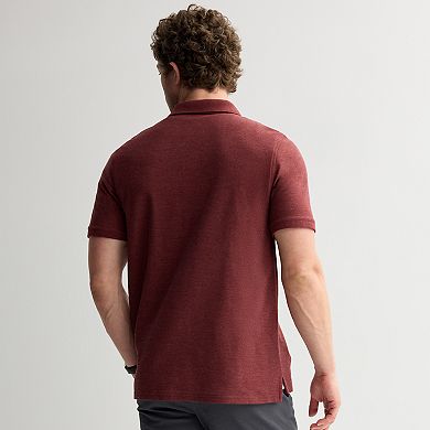 Men's Sonoma Goods For Life® Short Sleeve Relaxed Fit Pique Polo