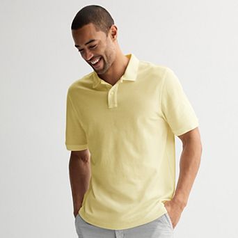 Men's Sonoma Goods For Life® Short Sleeve Relaxed Fit Pique Polo