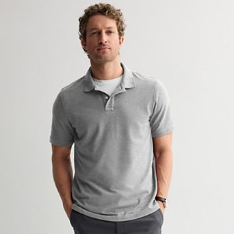 Men's Sonoma Goods For Life® Short Sleeve Relaxed Fit Pique Polo