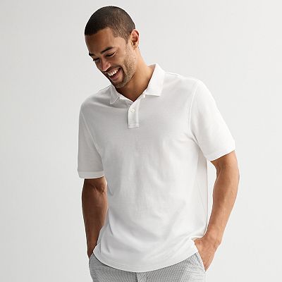 メンズウェア MENS BASIC POLO Men's Basic Cotton Blend Polo Shirt – GalaxybyHarvic