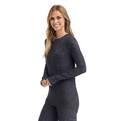 Women's Cuddl Duds® Soft Knit Long Sleeve Crew Top