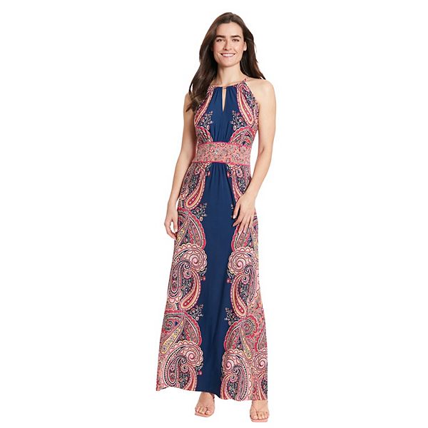 Petite London Times Halter Sleeveless Maxi Dress