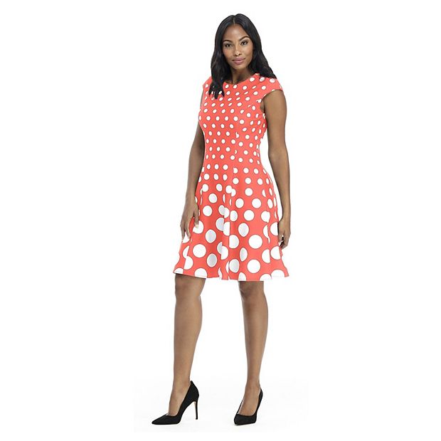 London times polka dot dress online
