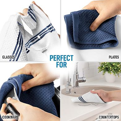 Zulay Kitchen Absorbent Kitchen Towels Cotton
