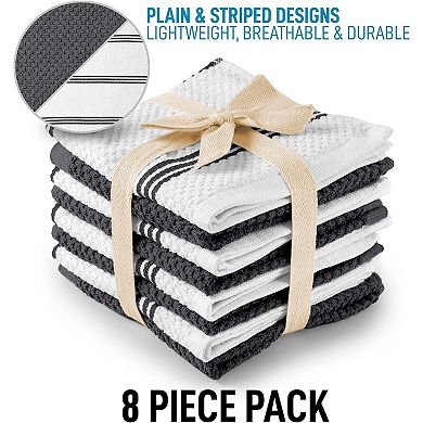 Zulay Kitchen Absorbent Kitchen Towels Cotton