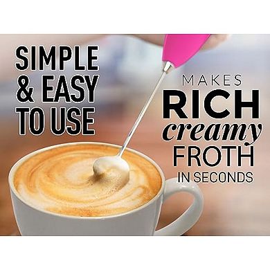 Zulay Kitchen Powerful Milk Frother for Coffee with Upgraded Titanium Motor