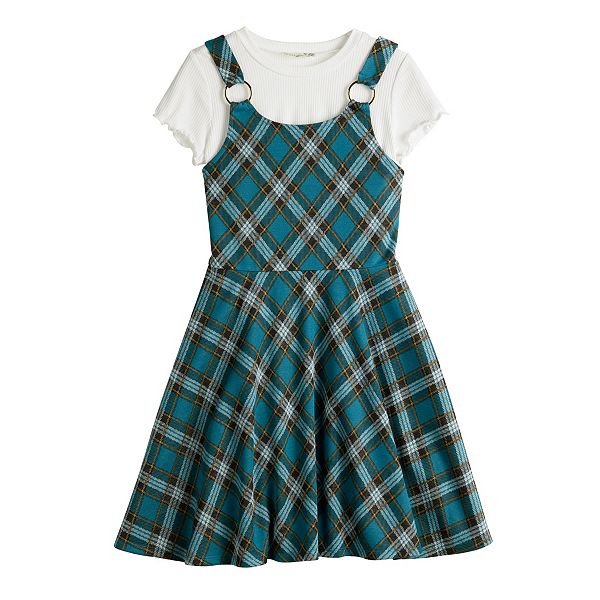 Gingham on sale jumper dress