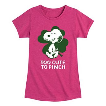 Girls 7-16 Peanuts Too Cute To Pinch Graphic Tee