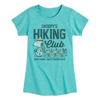 Girls 7-16 Peanuts Snoopy's Hiking Club Graphic Tee