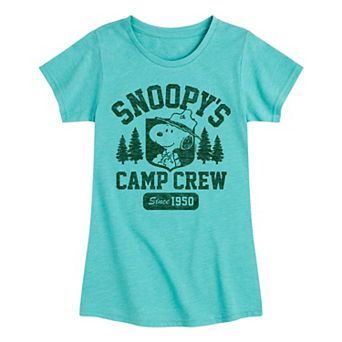 Girls 7-16 Peanuts Snoopy's Camp Crew Graphic Tee