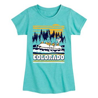 Girls 7-16 Peanuts Colorado Rafting Graphic Tee
