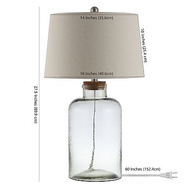 Safavieh Caden Glass Table Lamp 2-piece Set