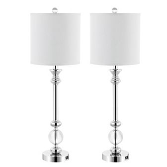 Safavieh Erica Crystal Candlestick Table Lamp