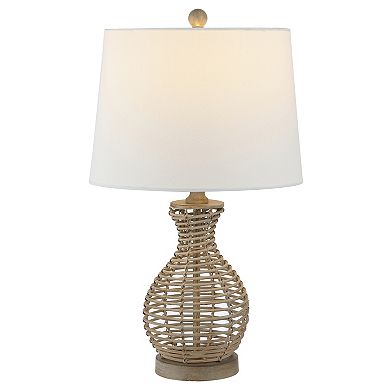 Safavieh Flora Rattan Table Lamp