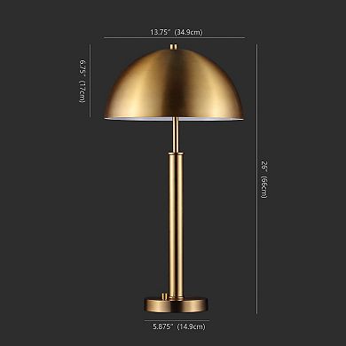 Safavieh Harvey Metal Dome Table Lamp