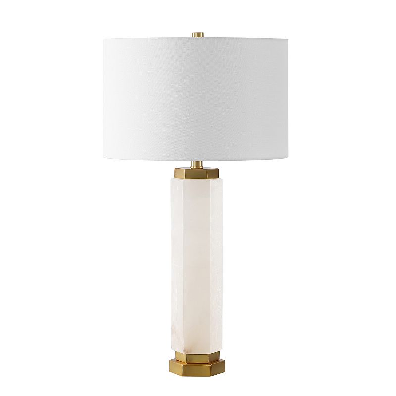 Safavieh Lynsey Alabaster Table Lamp, Gold White