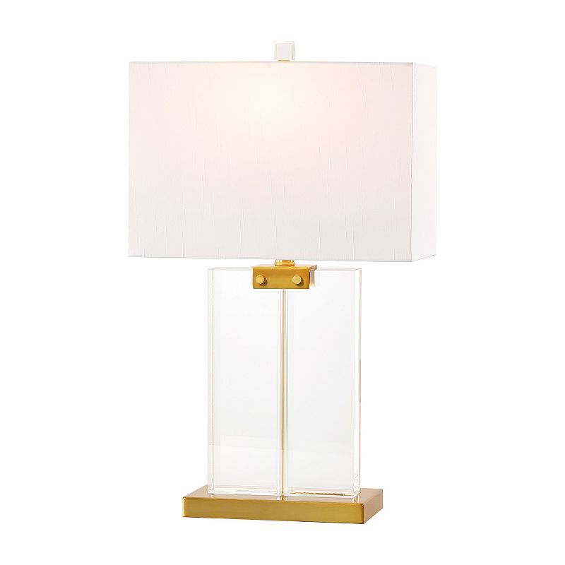 Safavieh Maddock Table Lamp, Clear Gold