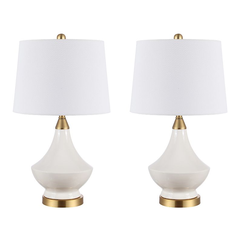 Safavieh Marlowe Table Lamp 2-piece Set, White