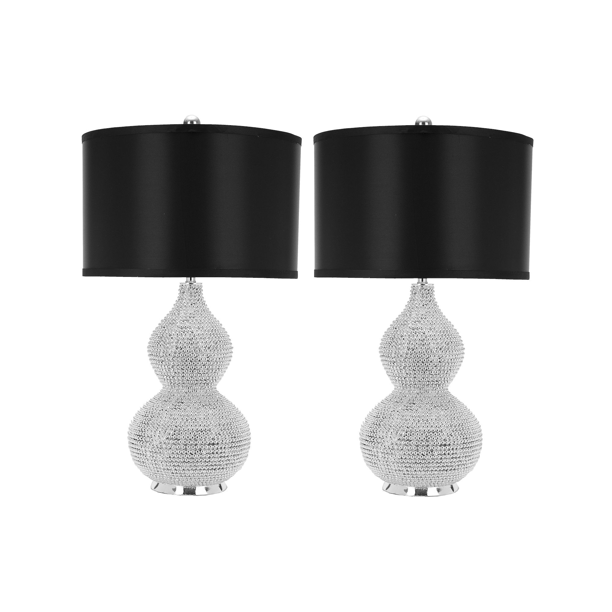 Safavieh Nicole Beaded Table Lamp, Silver