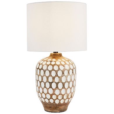 Safavieh Oriole Textured Wooden Table Lamp
