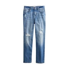 Buy High-waist Navy Blue Jeans For Girls – Mumkins