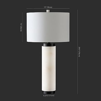 Safavieh Sydni Alabaster Pillar Table Lamp