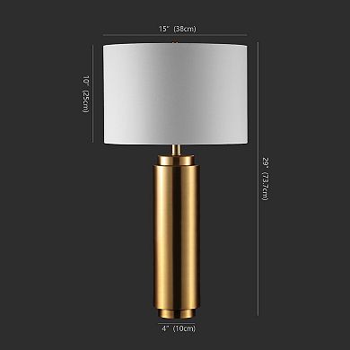 Safavieh Terry Metal Pillar Table Lamp