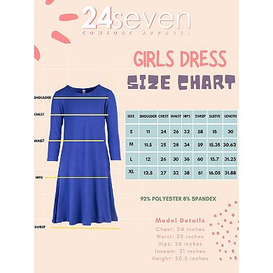 Girls 7-16 24Seven Comfort Tunic Pocket Dress