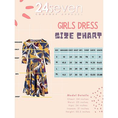 Girls 7-16 24Seven Comfort Fit & Flare Flowy Dress