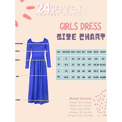 Girls 7-16 24Seven Comfort Paisley Pleated Maxi Dress