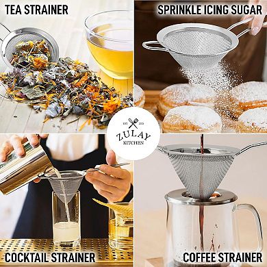 Zulay Kitchen Cone Shaped Cocktail Strainer