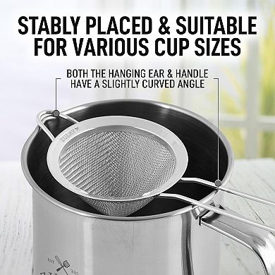 Zulay Kitchen Cone Shaped Cocktail Strainer