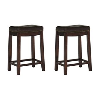 Linon Claridge Counter Stool 2 pc Set