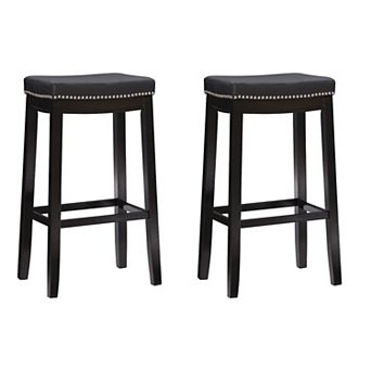 Linon Claridge Bar Stool 2 pc Set