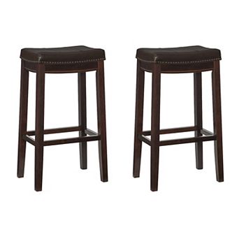 Linon Claridge Bar Stool 2 pc Set