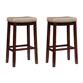 Linon Claridge Bar Stool 2 pc Set