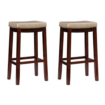 Linon Claridge Bar Stool 2 pc Set