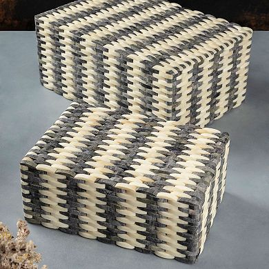 Fiza Decorative Boxes, Set of 2