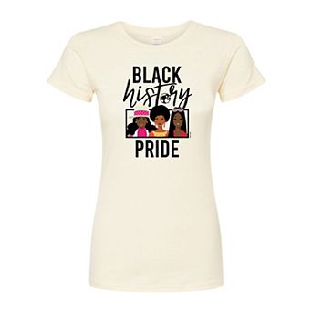 Juniors' Barbie Black History Fitted Graphic Tee
