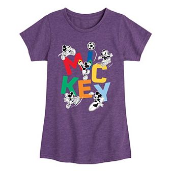 Disney's Mickey Girls 7-16 Playing Sports Graphic Tee