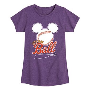 Disney's Girls 7-16 Baseball Graphic Tee