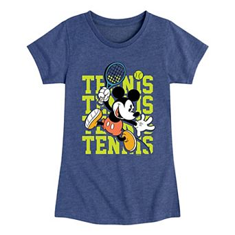 Disney's Mickey Mouse Girls 7-16 Mickey Tennis Graphic Tee