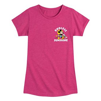 Disney's Mickey Mouse Girls 7-16 Endless Sunshine Graphic Tee