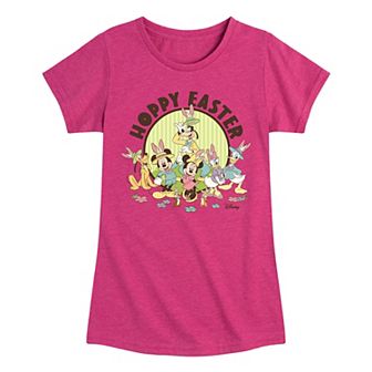 Disney's Mickey Mouse Girls 7-16 Hoppy Easter Graphic Tee
