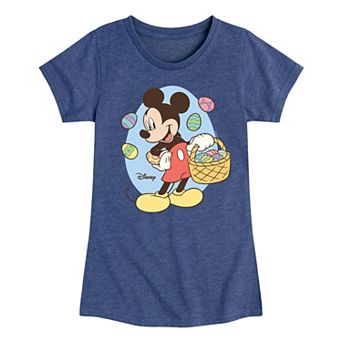 Disney's Mickey Mouse Girls 7-16 Easter Basket Graphic Tee