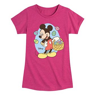 Disney's Mickey Mouse Girls 7-16 Easter Basket Graphic Tee