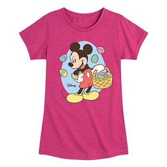 Disney's Mickey Mouse Girls 7-16 Easter Basket Graphic Tee