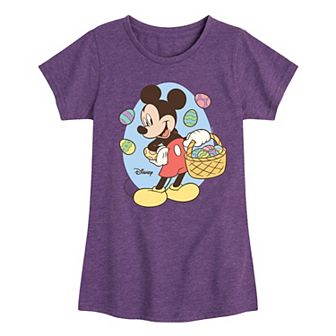 Disney's Mickey Mouse Girls 7-16 Easter Basket Graphic Tee